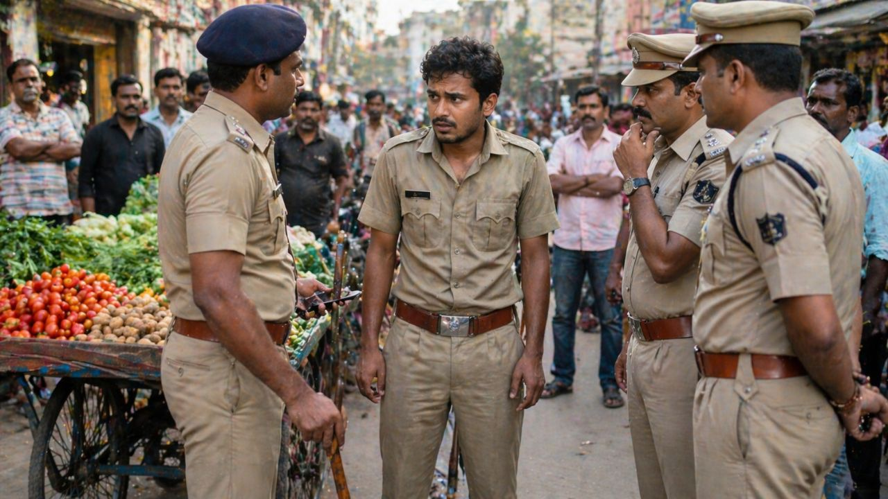 representative image Vegetable Vendor Poses as Police Officer