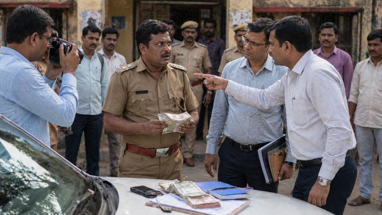 representative image of Sub-Inspector caught