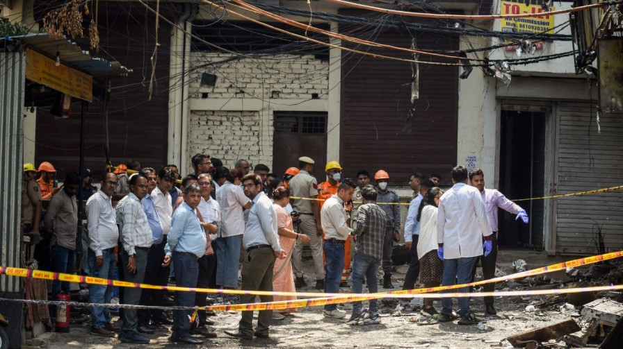 Malviya Nagar fire accident