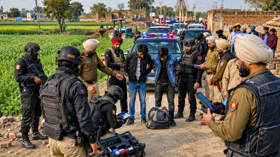 representative image of Police arrest scene