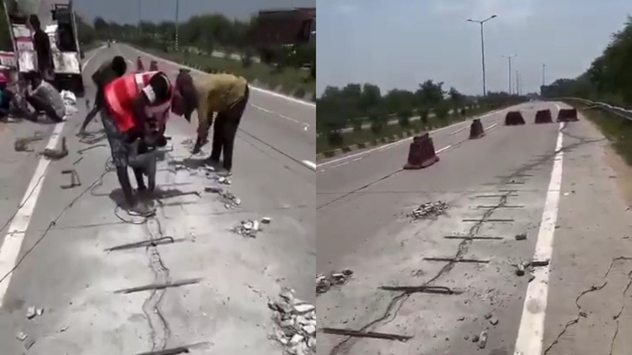 Bihar stitches NH road