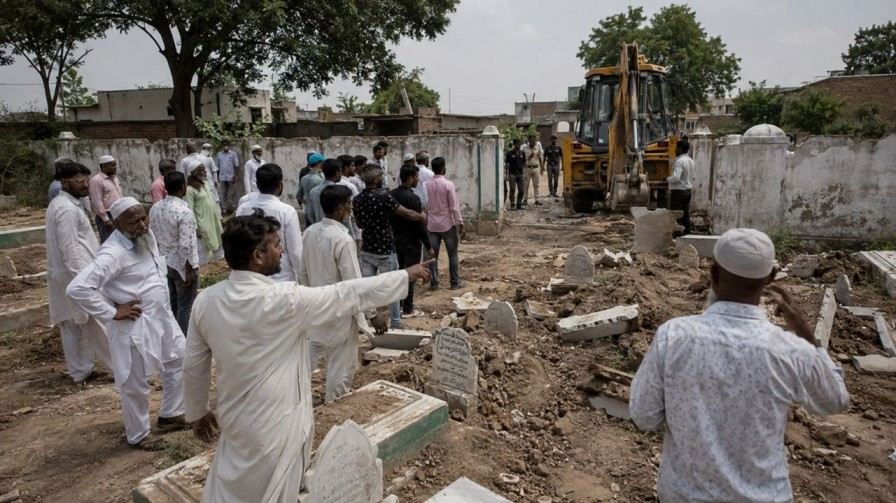 representative image of damages graves