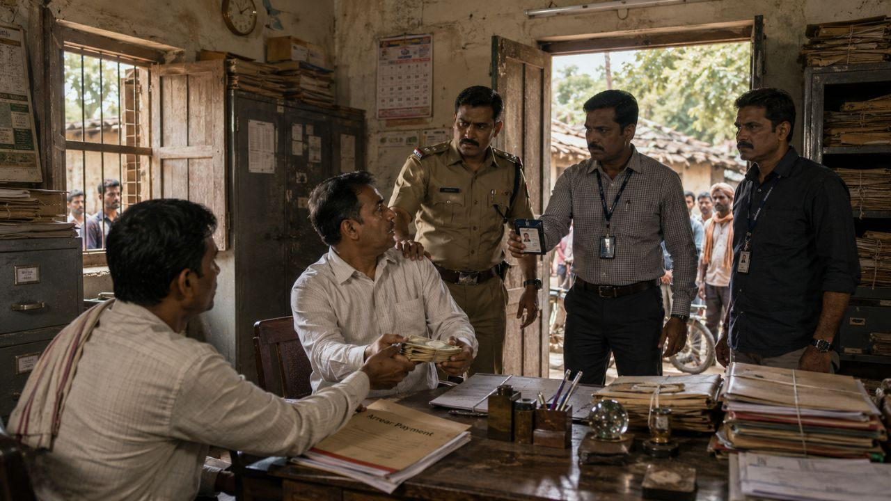 representative image of vigilance team bribe action