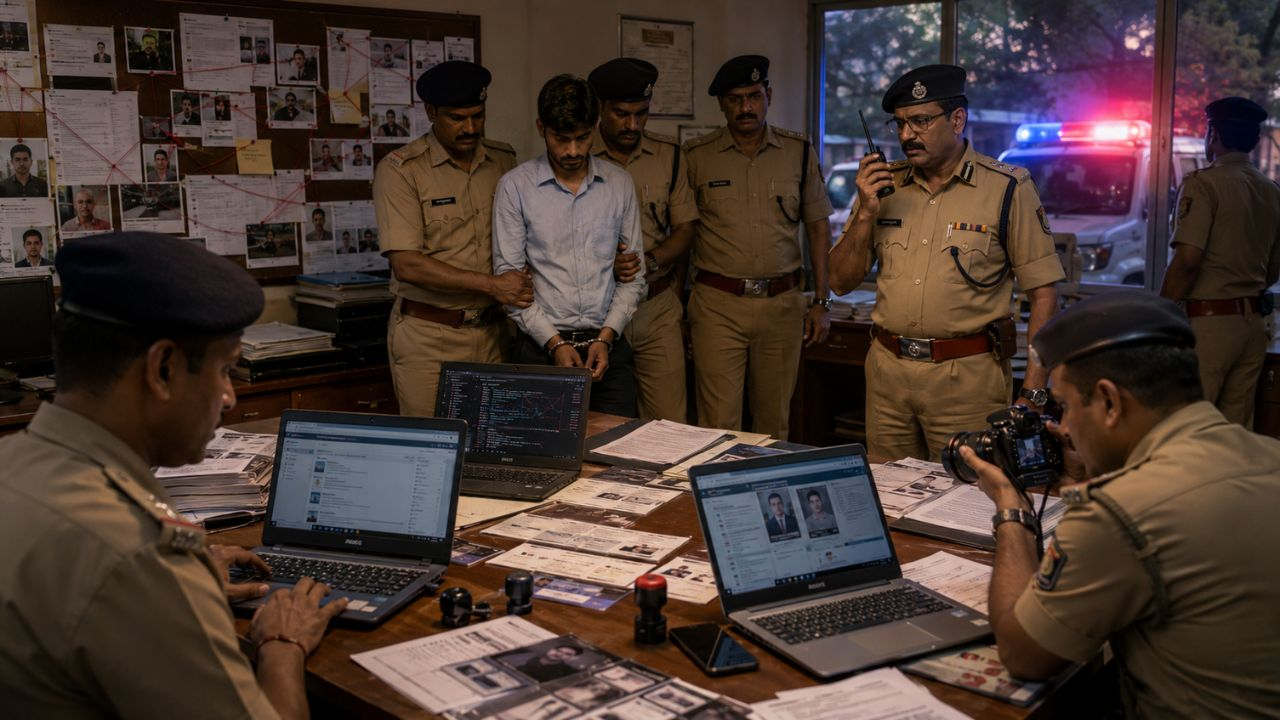 representative image of Police Raid