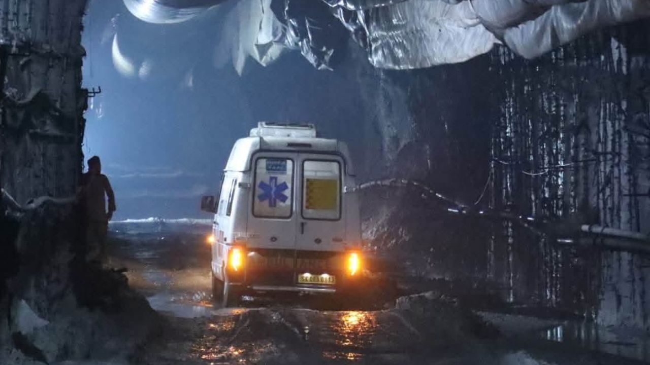 Sikkim tunnel collapse in Namchi
