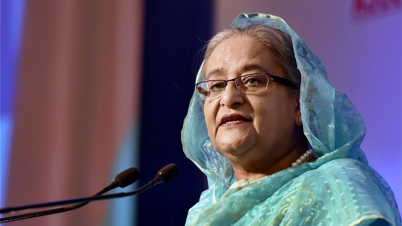Sheikh Hasina press conference Delhi
