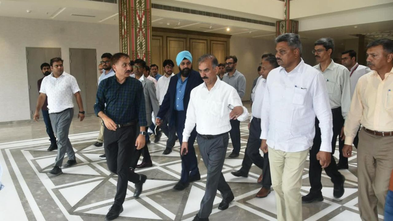 CM Thakur Sukhvinder Singh Sukhu reviews Dwarka Himachal Niketan building