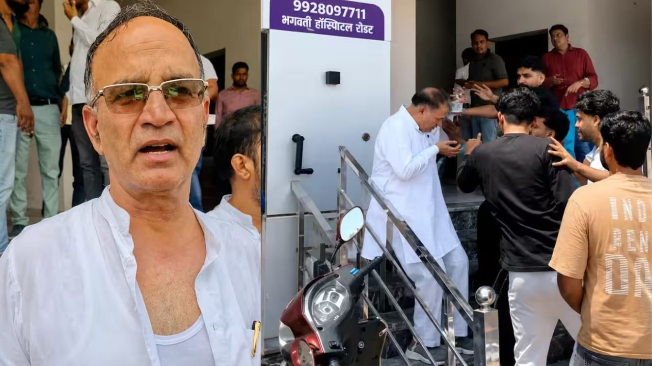 Bikaner Congress President Madan Gopal Meghwal beaten by Party workers