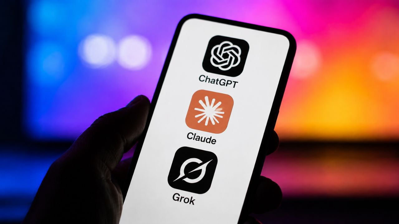 representative image of ChatGPT Claude and Grok