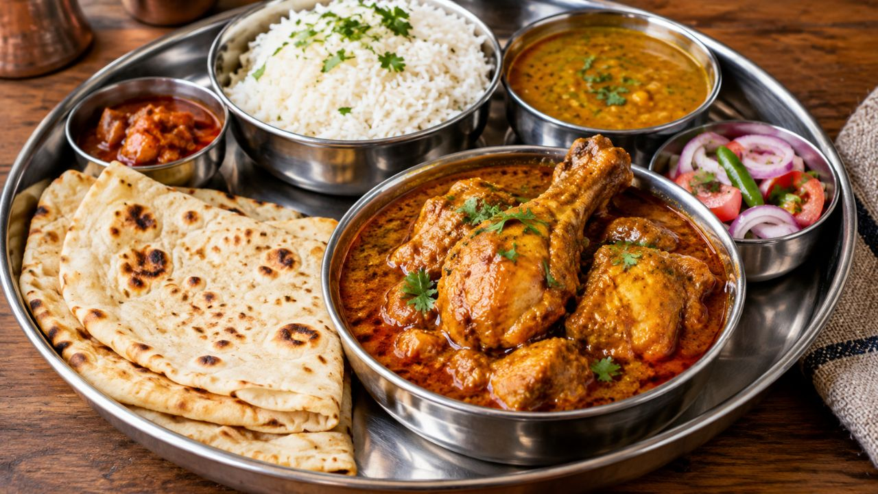 representative image of Non veg thali