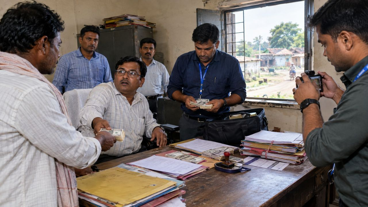 representative image of bribe raid