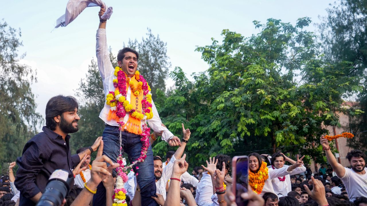 DUSU president Yash Dabas