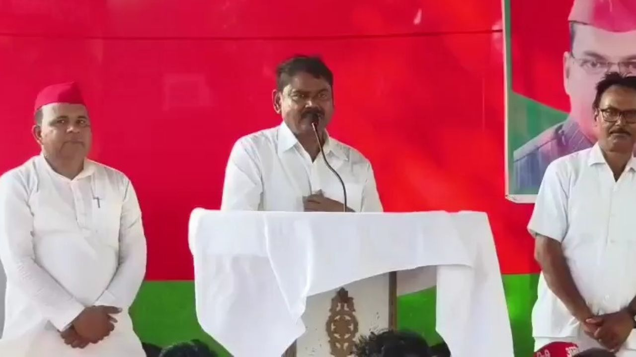 SP MLA Indrajit Saroj Kaushambi video viral
