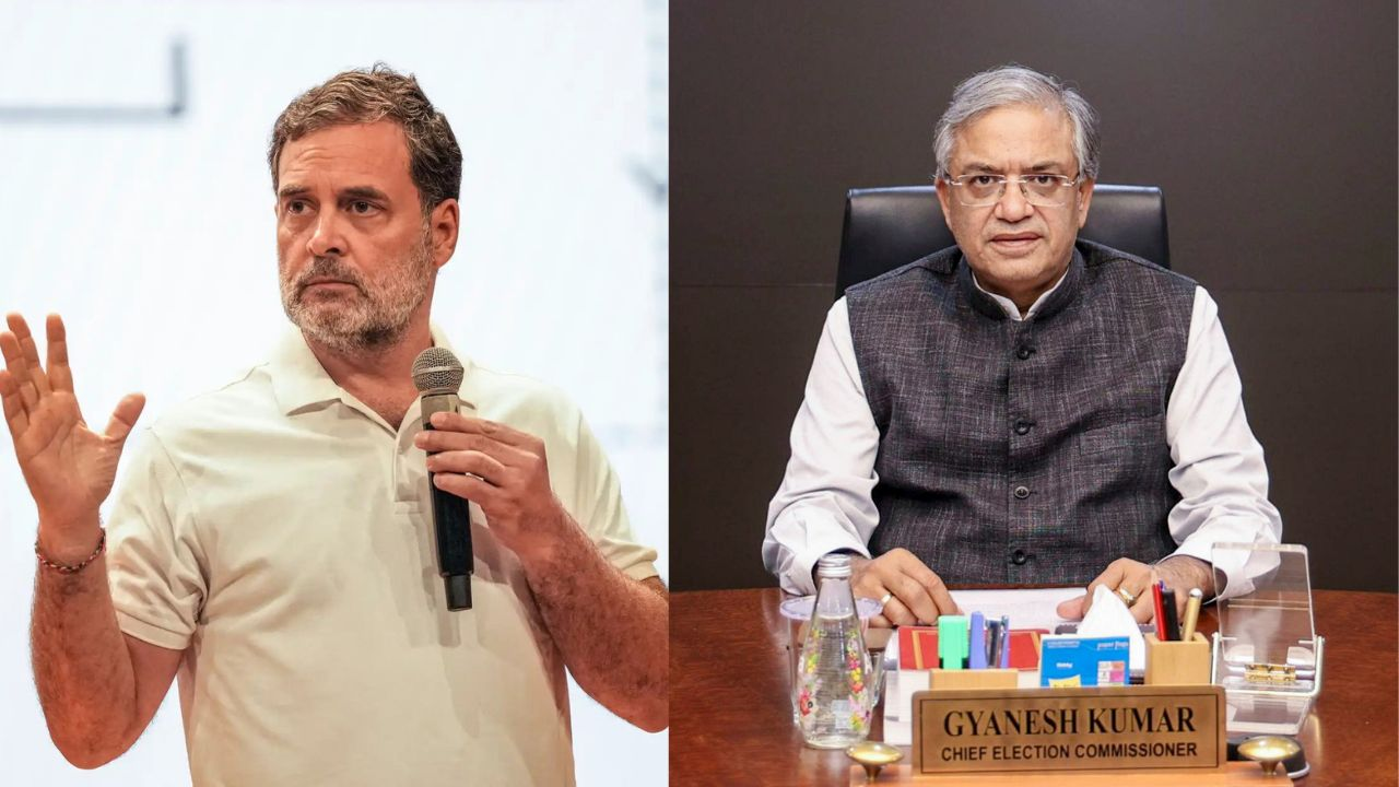 Rahul Gandhi attacks Gyanesh Kumar said Modi and Shah made him umpire