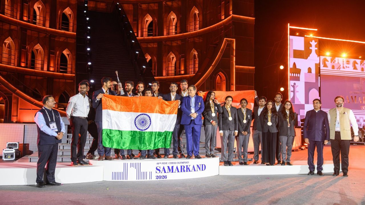 Team India won 6 medals in Chess Olympiad 2026 including Savitha Shri gold