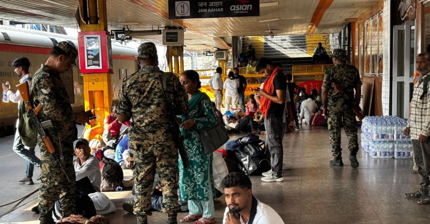 Security at new delhi railway station