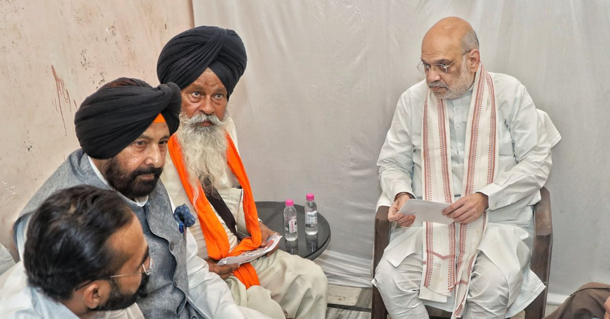 Amit Shah Met Victim Family अमित शाह