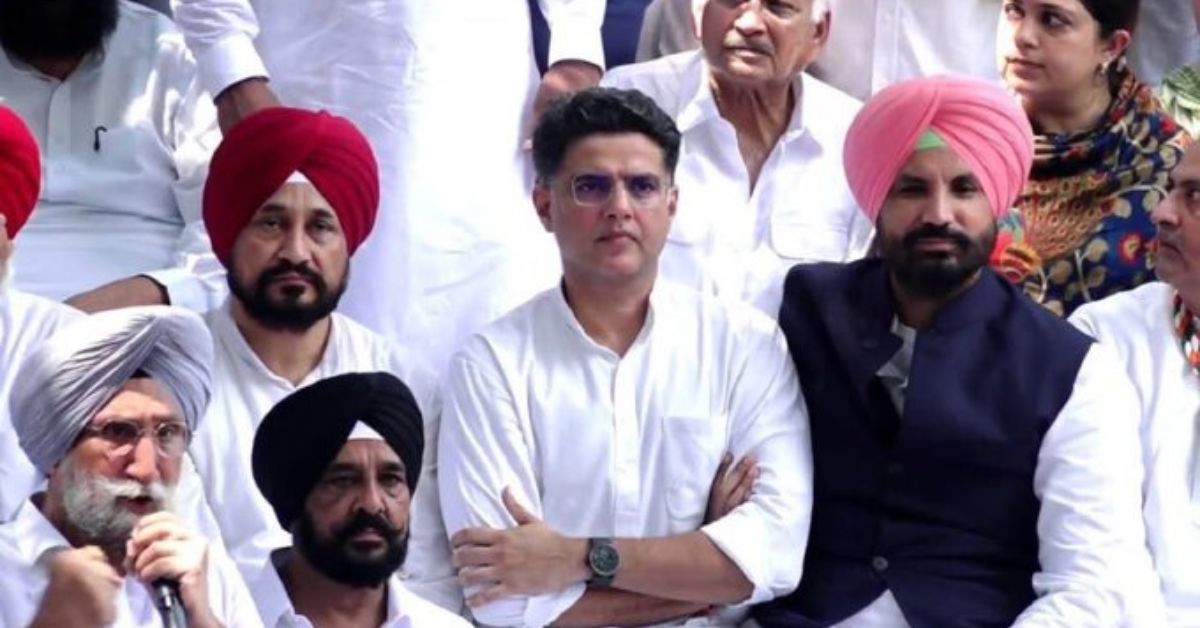 Punjab Congress Leaders in Chandigarh