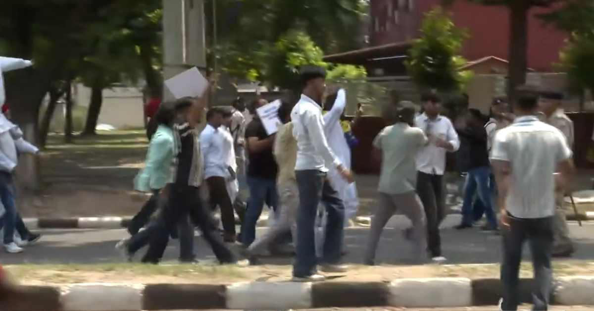 AAP Protest In chandigarh
