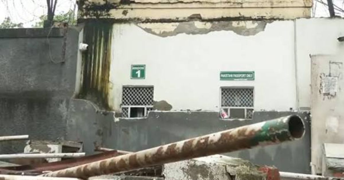 demolished outside Pakistan high commission 