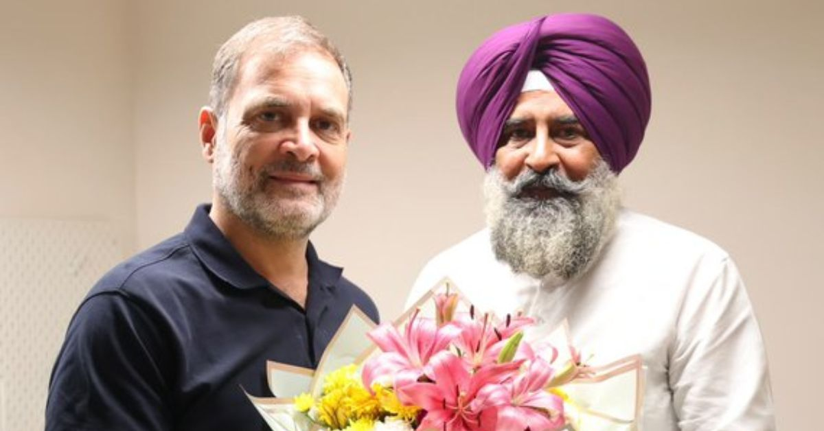 Rahul Gandhi and Pargat Singh