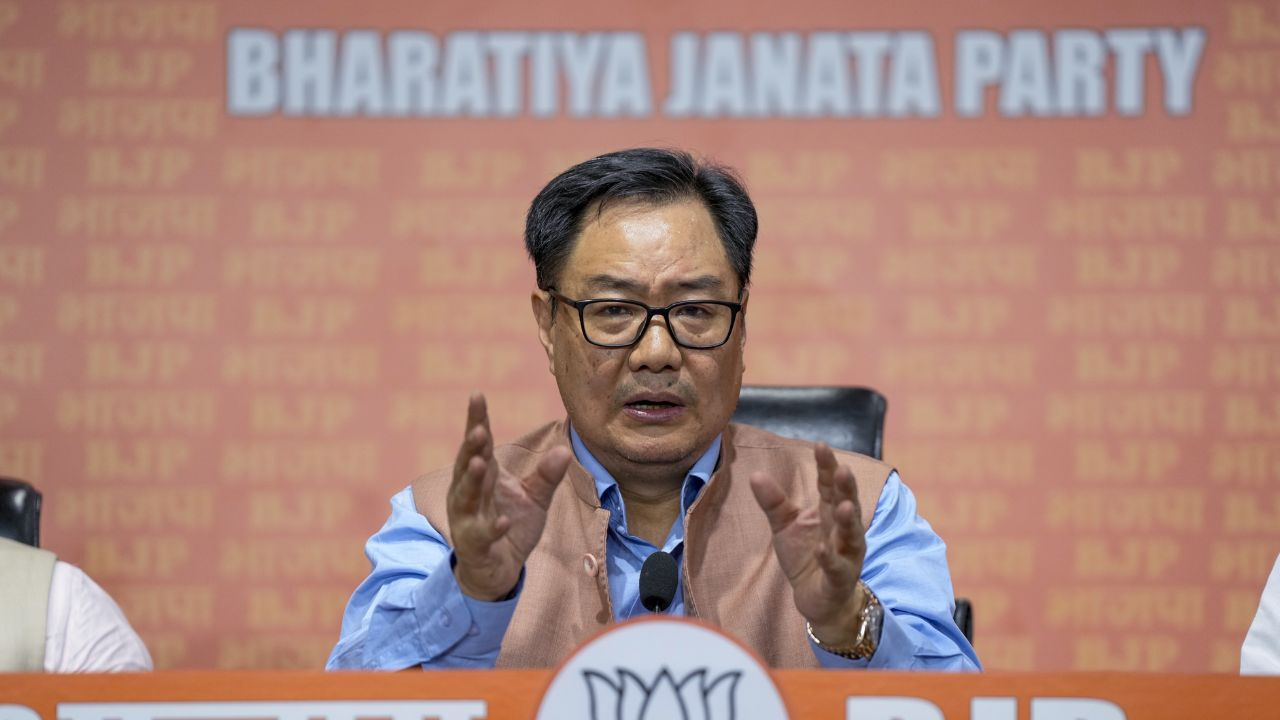 Kiren Rijiju । Photo Credit: PTI