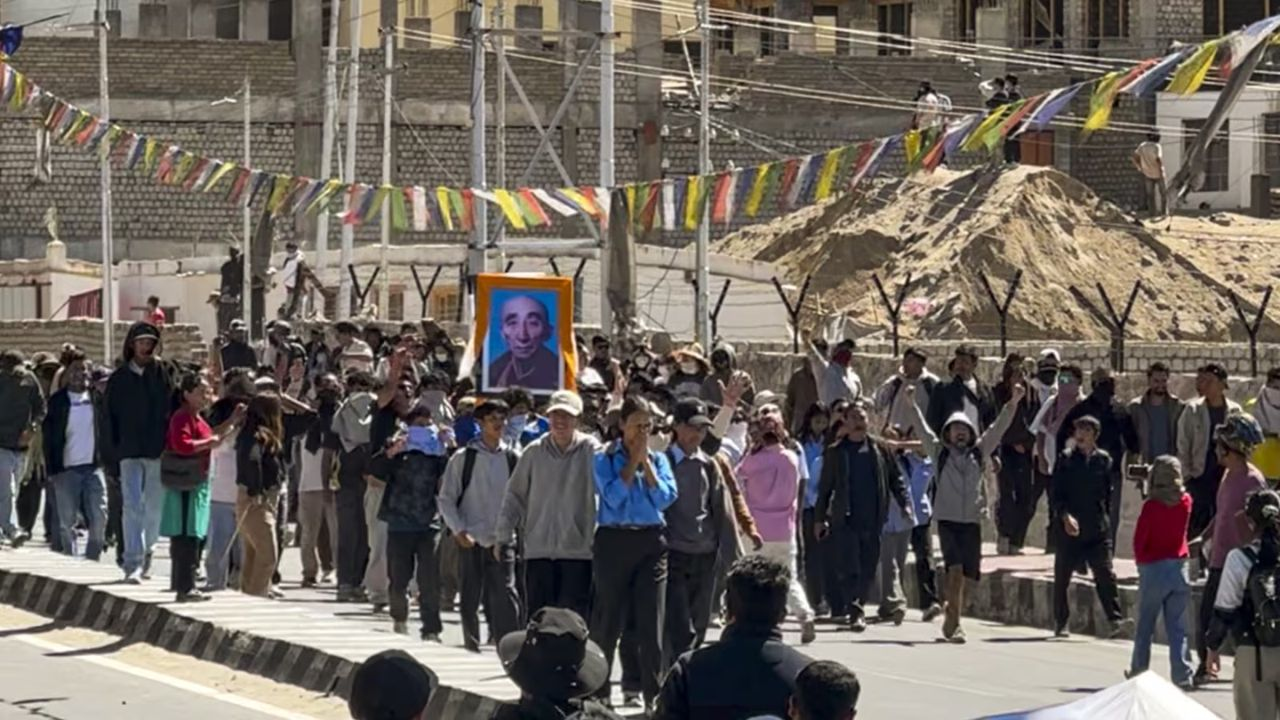 leh protest