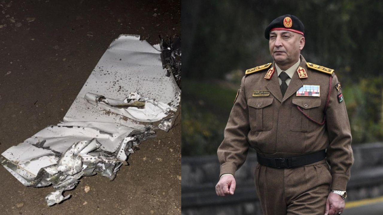 Libyan military plane crash