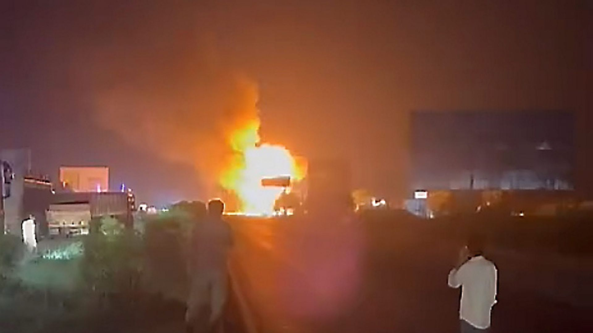 LPG truck explosion