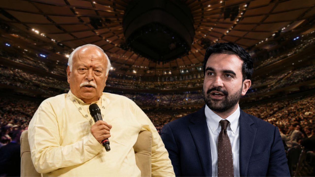 mohan bhagwat and zohran mamdani