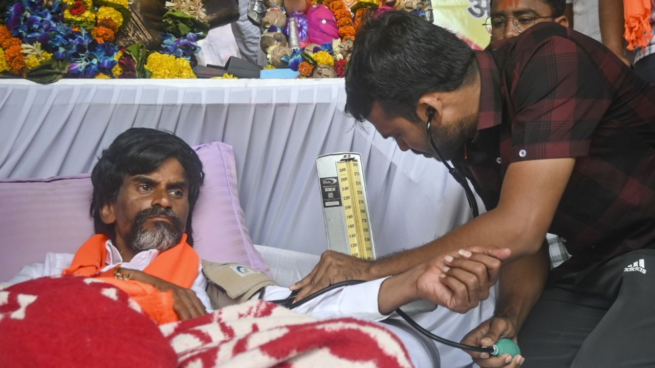 Maratha quota activist Manoj Jarange Patil