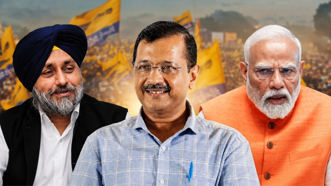 sukhbir badal kejriwal and narendra modi