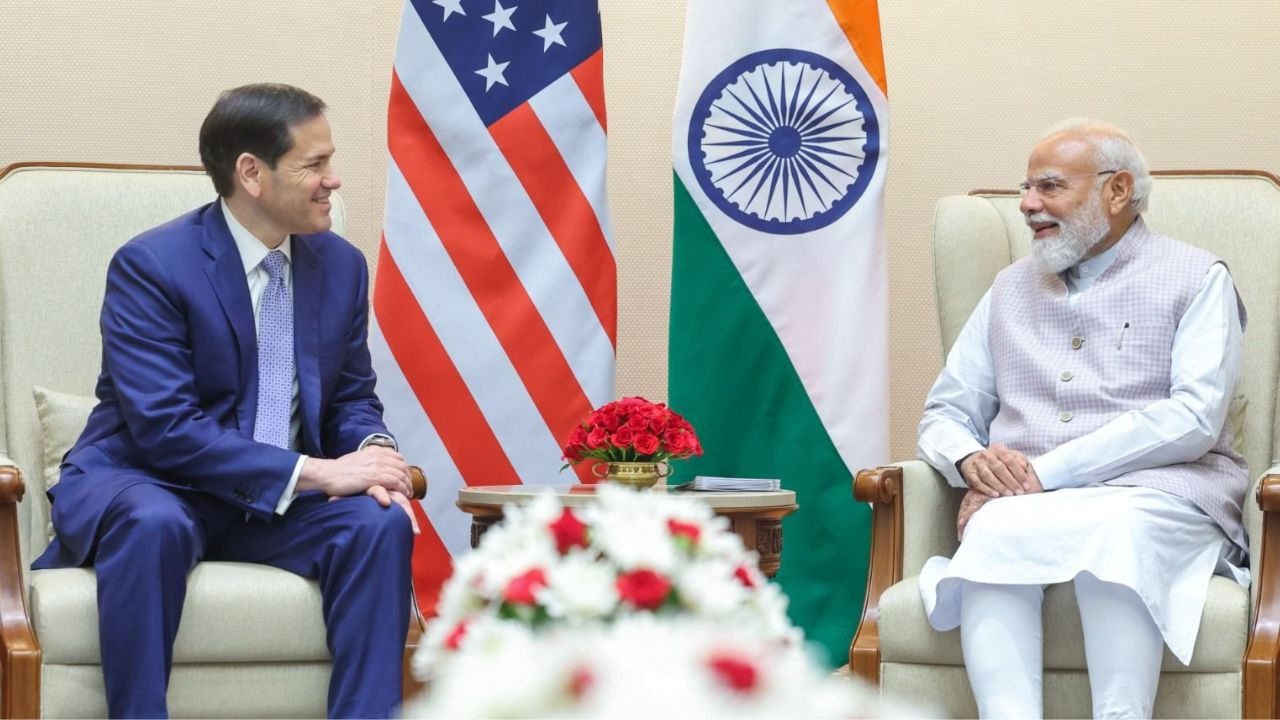 Narendra modi and Marco Rubio