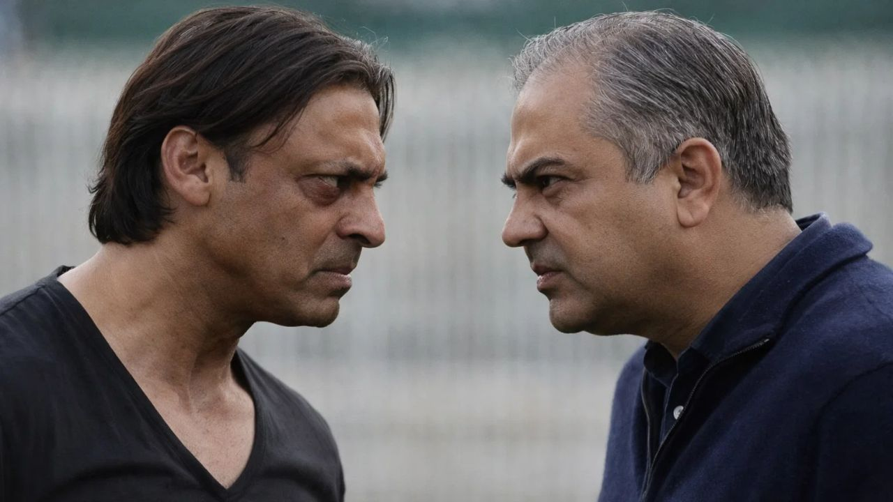 Shoib Akhtar vs Mohsin Naqvi