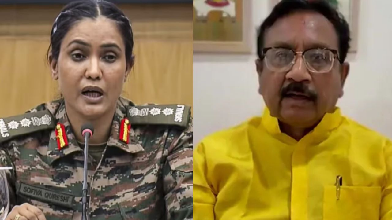 Colonel Sofia Qureshi and Minister Vijay Shah