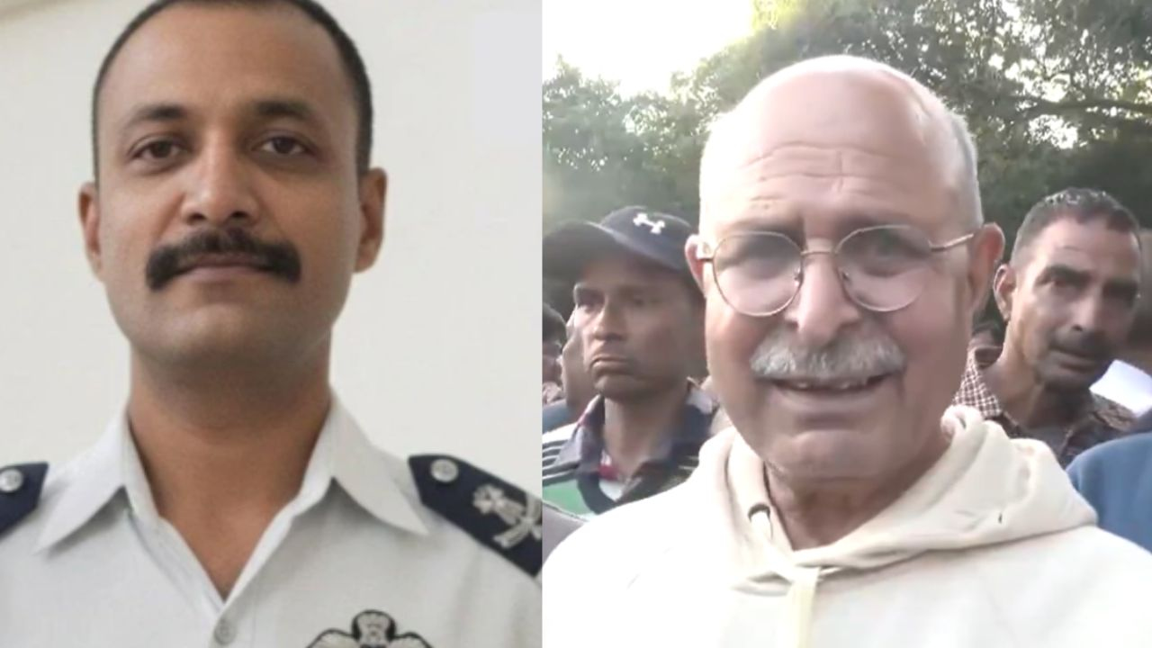 Wing Commander Namansh Syal and his father
