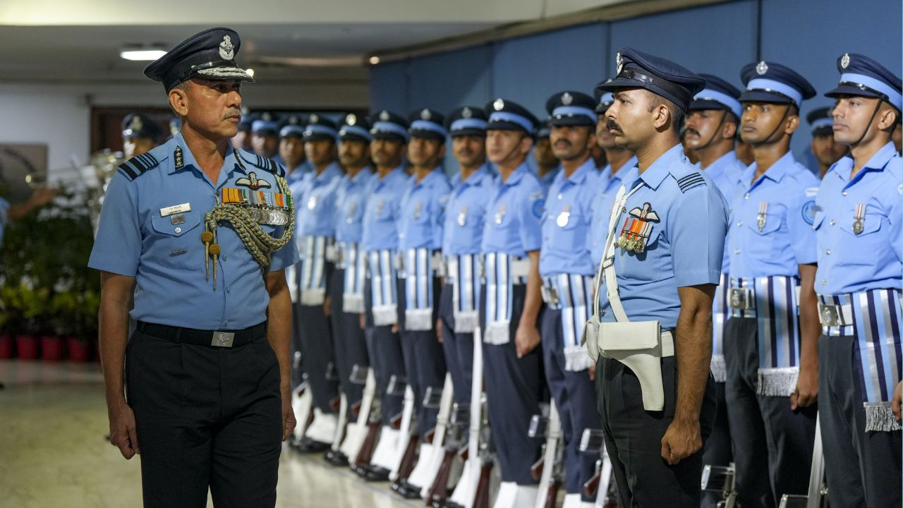 air marshal narmadeshwar tiwari । Photo Credit: PTI