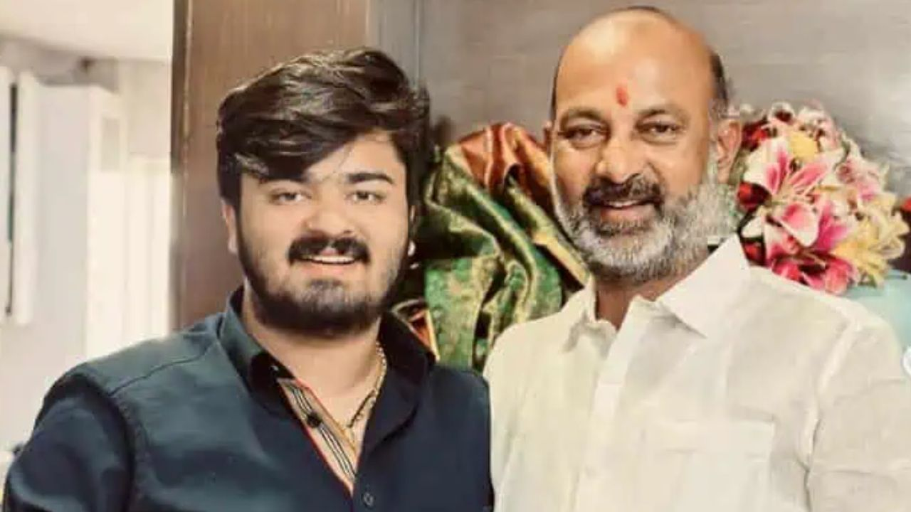 Bandi Sanjay and His Son