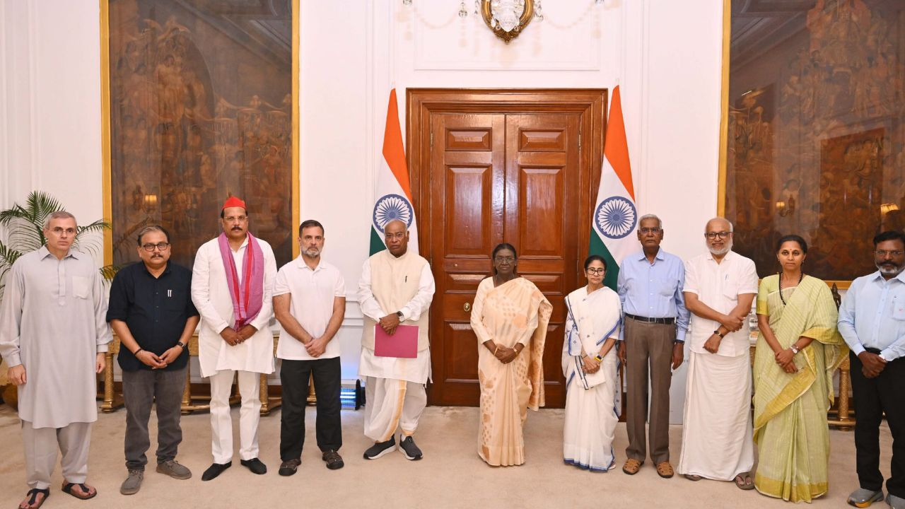 Opposition leaders met President