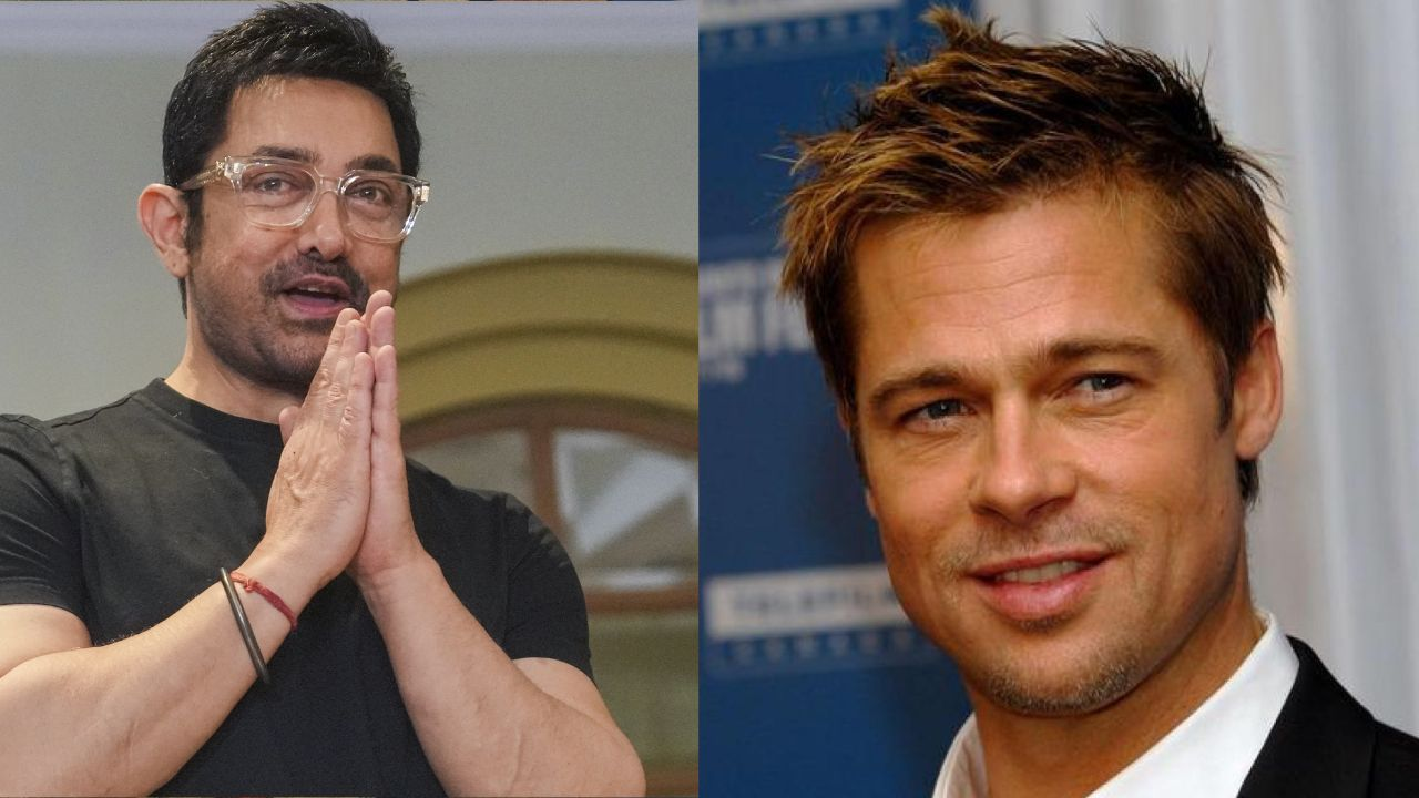 Aamir Khan and Brad Pitt.