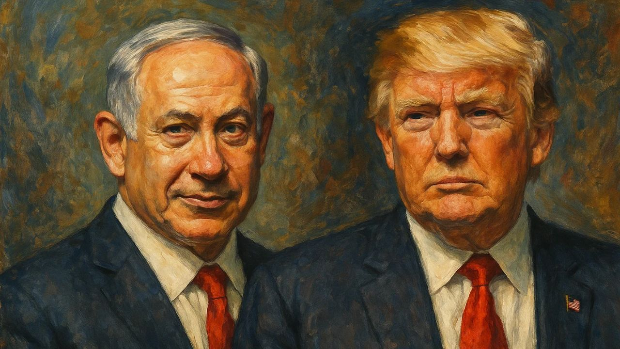 Benjamin Netanyahu and Donald Trump
