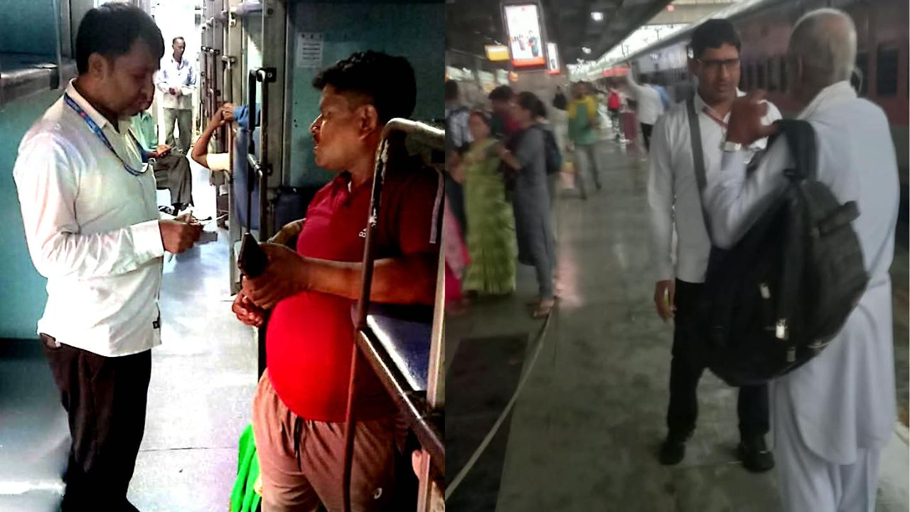 Railway conducts ticket checking drive at Anand Vihar Railway Station