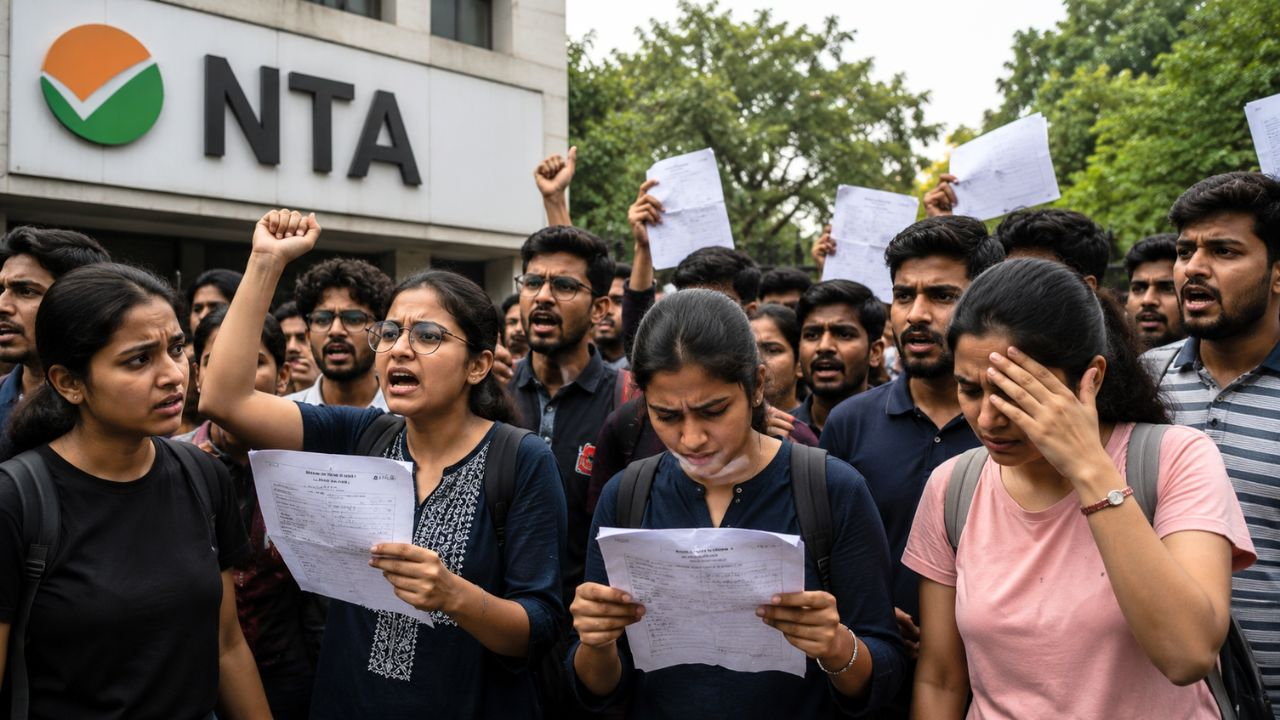 ai generated image of nta paper leak