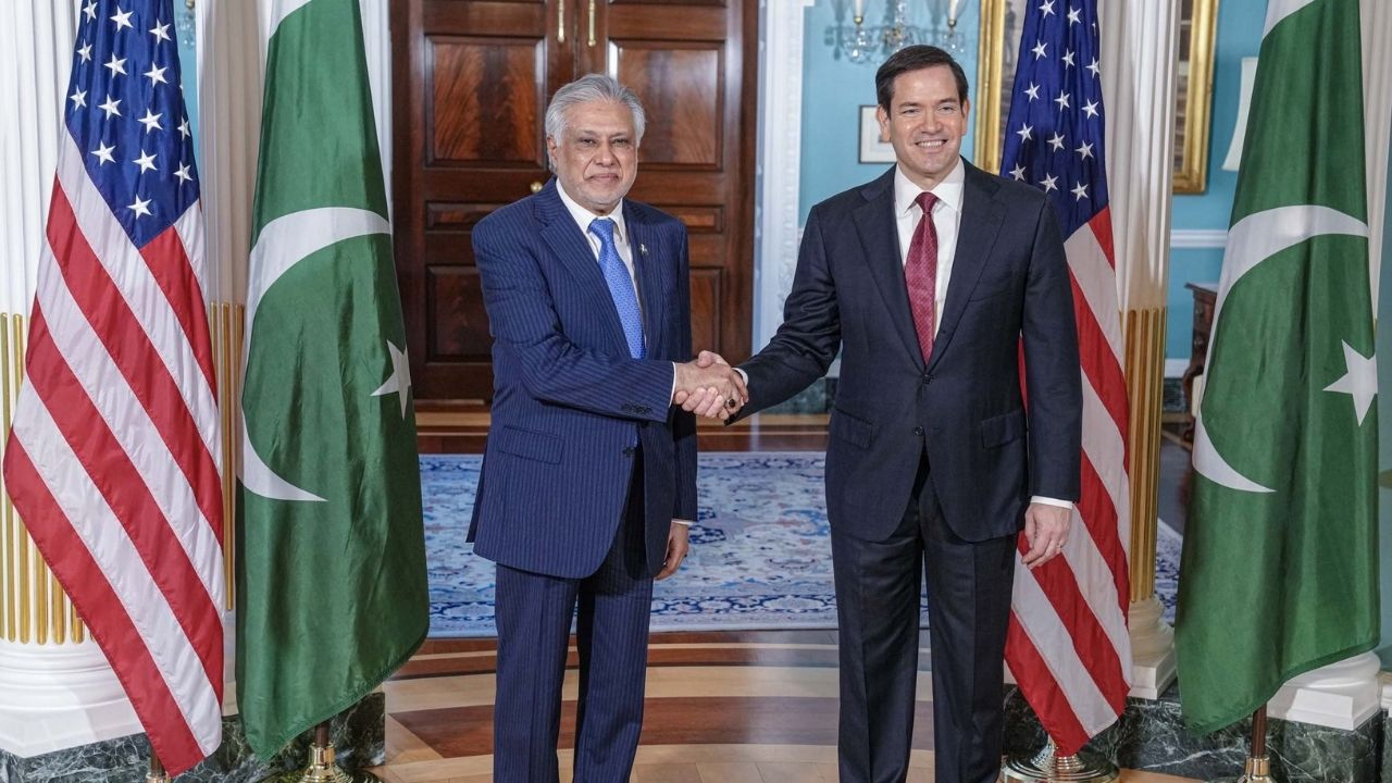 Ishaq Dar and Marco Rubio