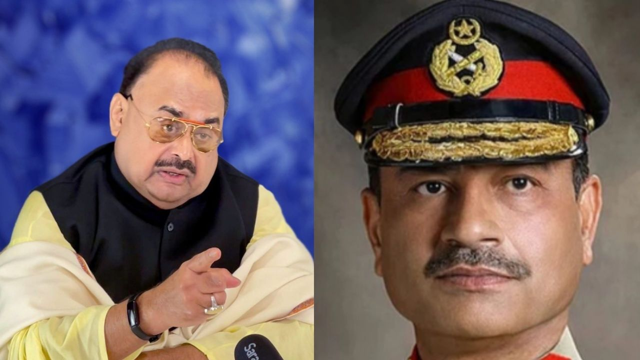 Altaf Hussain and Asim Munir