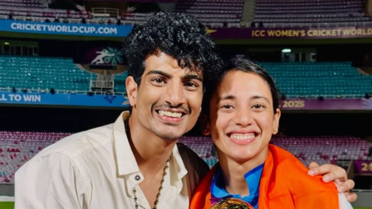  Palaash Muchhal and Smriti Mandhana
