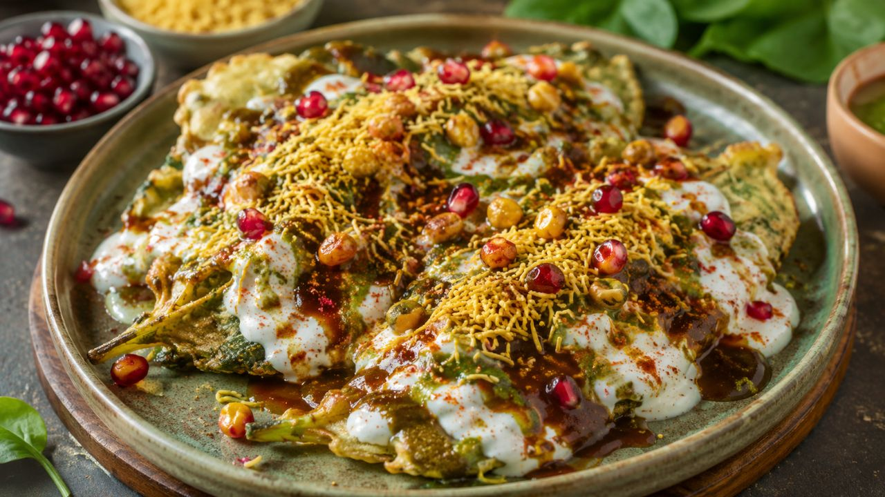 chef ranveer monsoon special palak patta chaat recipe
