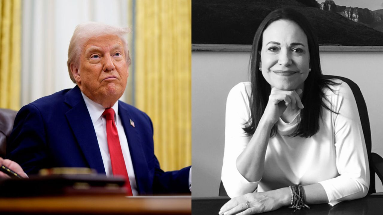 Donald Trump and Maria corina Machado । Photo Credit: Social Media