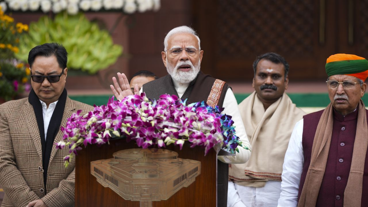 pm narendra modi at parliament