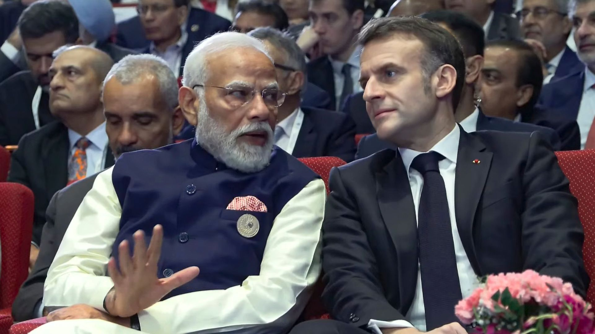 PM Modi & President Macron
